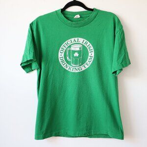 Vintage Official Irish Drinking Team T Shirt